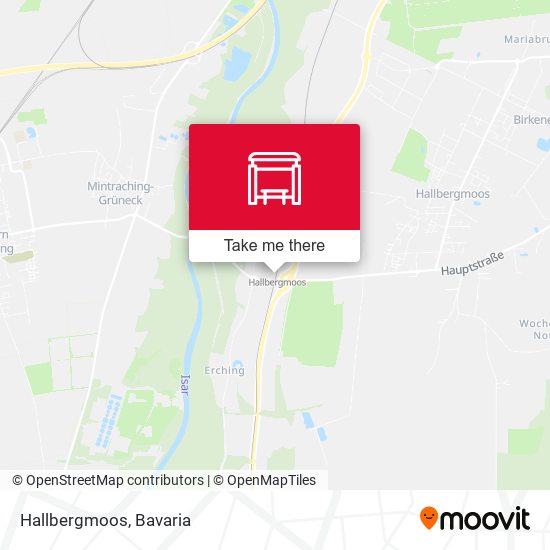 Карта Hallbergmoos