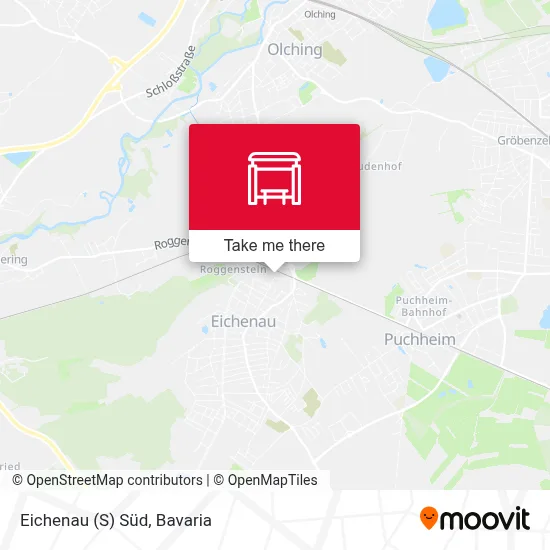 Eichenau (S) Süd map
