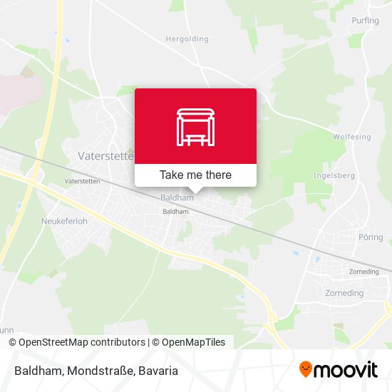 Baldham, Mondstraße map