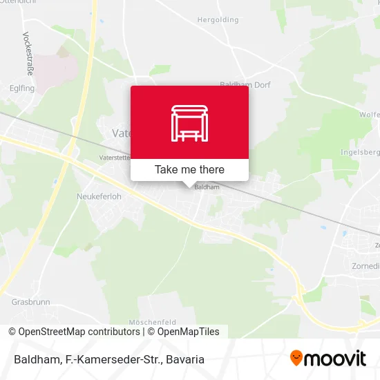 Baldham, F.-Kamerseder-Str. map