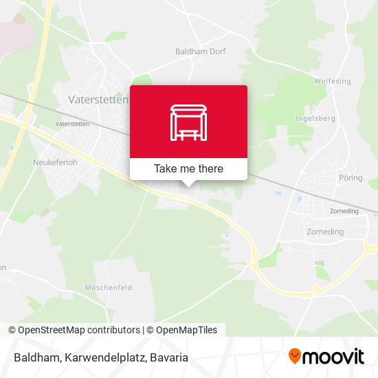 Baldham, Karwendelplatz map