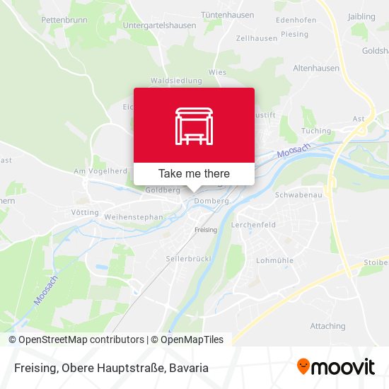 Freising, Obere Hauptstraße map