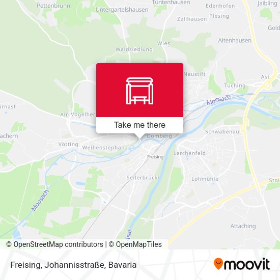 Карта Freising, Johannisstraße
