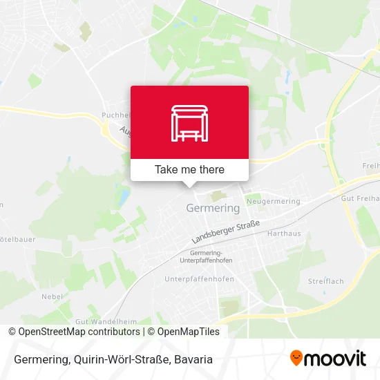 Карта Germering, Quirin-Wörl-Straße