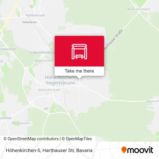 Карта Höhenkirchen-S, Harthauser Str