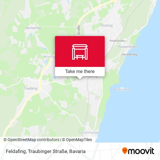 Feldafing, Traubinger Straße map