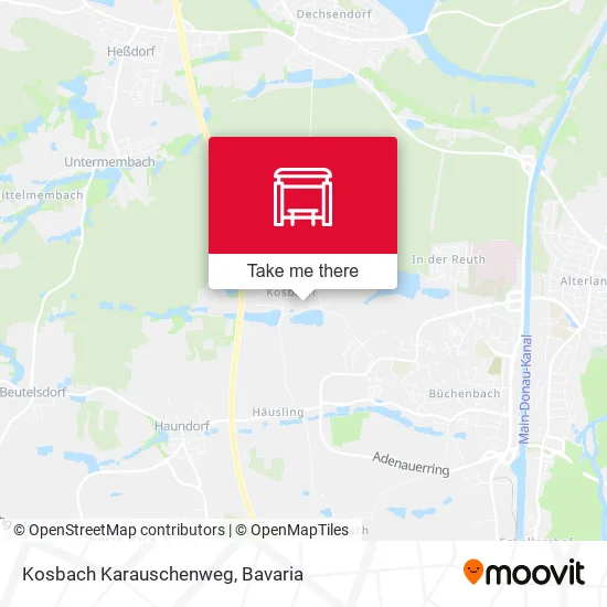 Карта Kosbach Karauschenweg