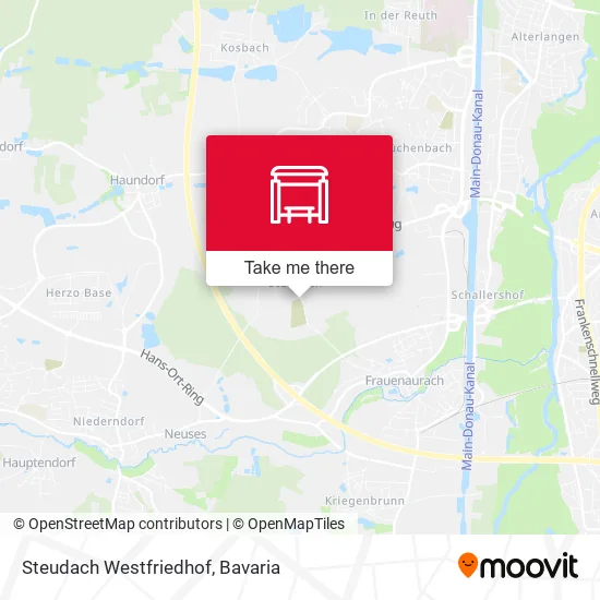 Карта Steudach Westfriedhof