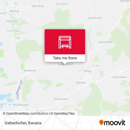 Карта Gebenhofen