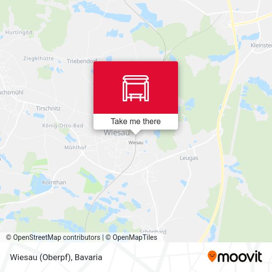 Карта Wiesau (Oberpf)