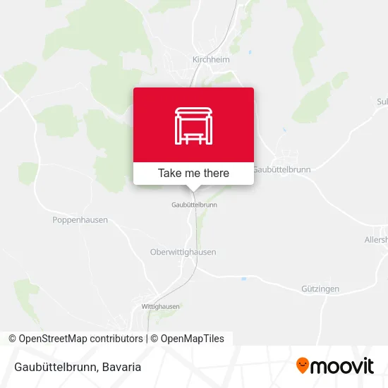 Карта Gaubüttelbrunn