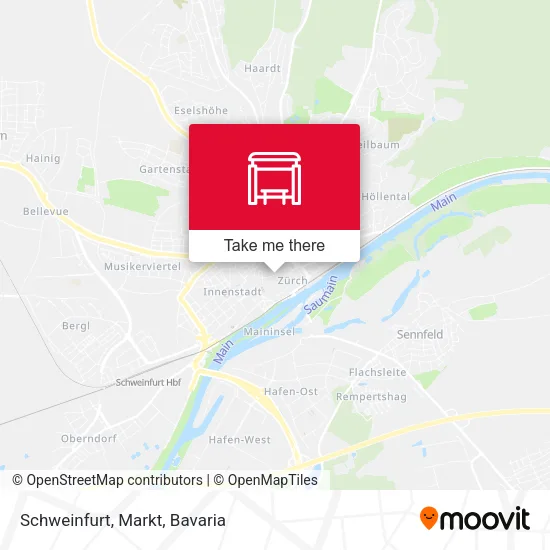 Карта Schweinfurt, Markt