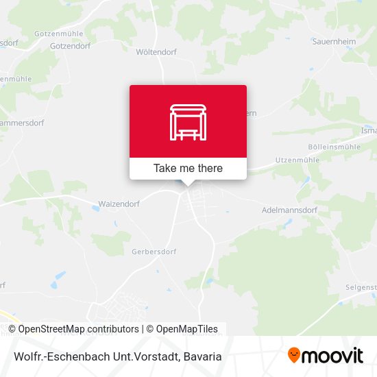 Карта Wolfr.-Eschenbach Unt.Vorstadt