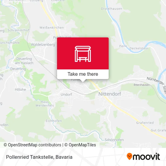 Карта Pollenried Tankstelle