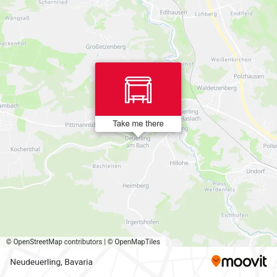 Карта Neudeuerling