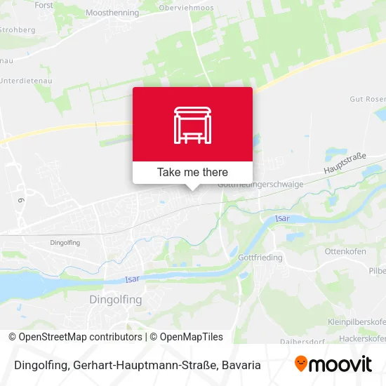 Карта Dingolfing, Gerhart-Hauptmann-Straße