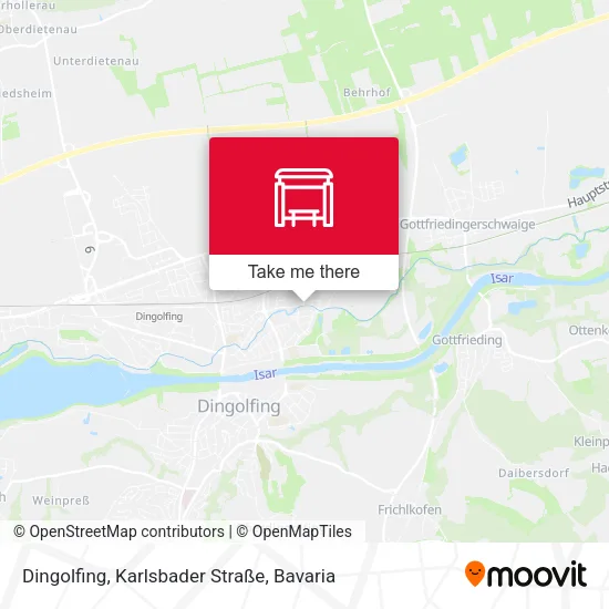 Карта Dingolfing, Karlsbader Straße