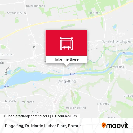 Карта Dingolfing, Dr.-Martin-Luther-Platz