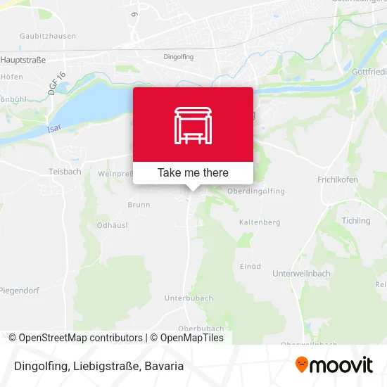 Карта Dingolfing, Liebigstraße
