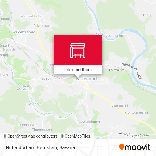 Карта Nittendorf am Bernstein
