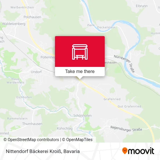 Карта Nittendorf Bäckerei Kroiß