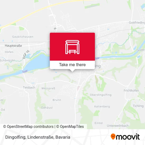 Карта Dingolfing, Lindenstraße