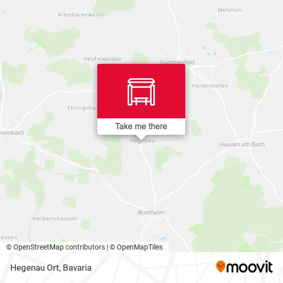 Карта Hegenau Ort