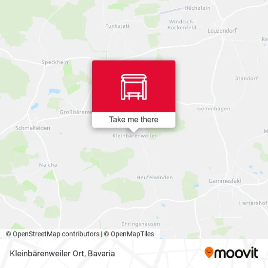 Карта Kleinbärenweiler Ort