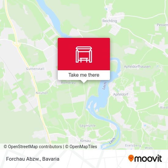 Карта Forchau Abzw.
