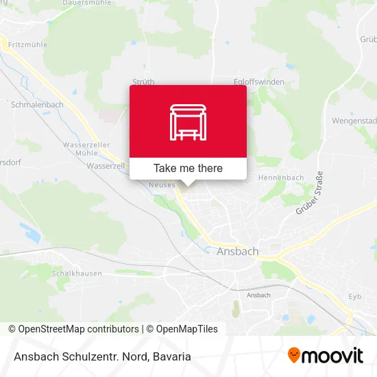 Карта Ansbach Schulzentr. Nord