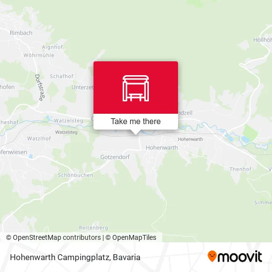 Карта Hohenwarth Campingplatz