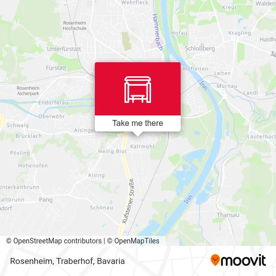 Rosenheim, Traberhof map