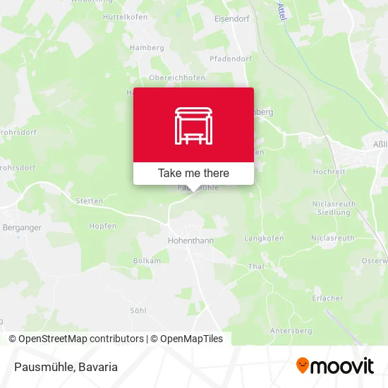 Карта Pausmühle