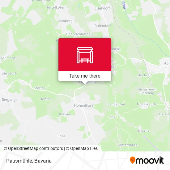 Карта Pausmühle