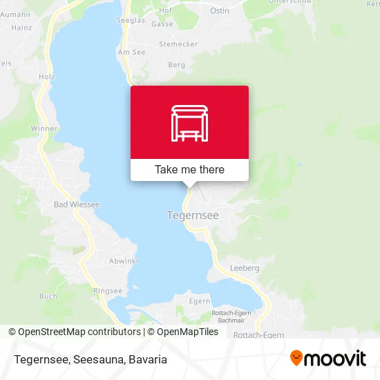 Карта Tegernsee, Seesauna
