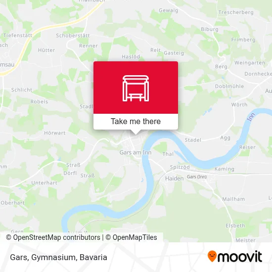 Gars, Gymnasium map
