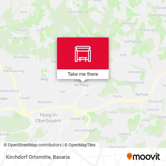 Карта Kirchdorf Ortsmitte