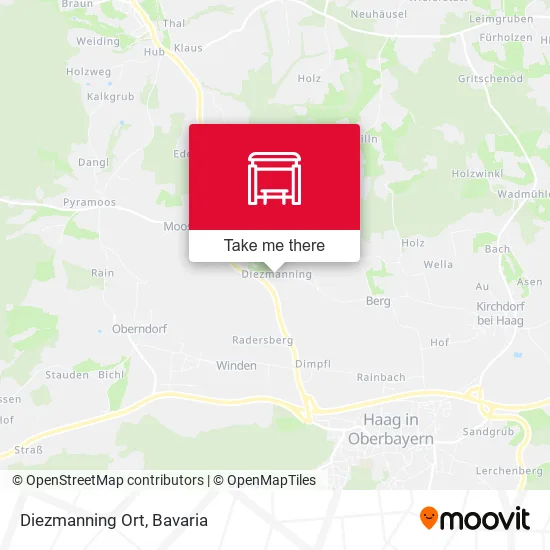 Карта Diezmanning Ort