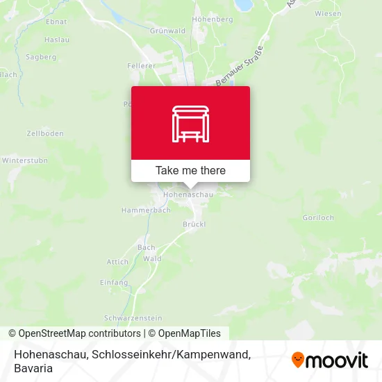 Карта Hohenaschau, Schlosseinkehr / Kampenwand