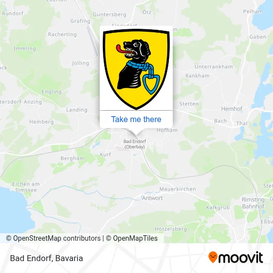 Bad Endorf map