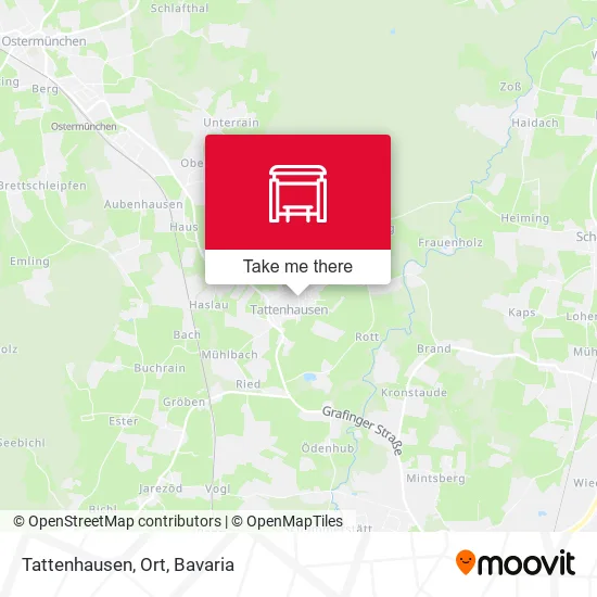 Карта Tattenhausen, Ort