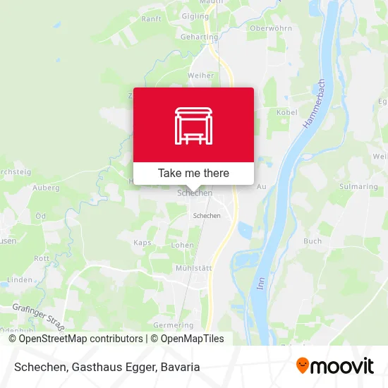 Schechen, Gasthaus Egger map