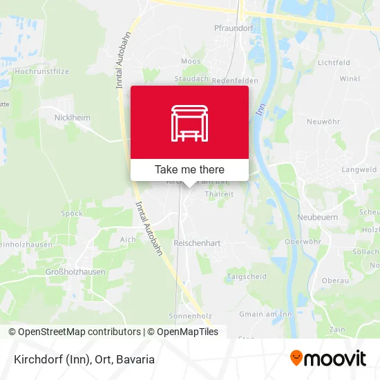 Карта Kirchdorf (Inn), Ort