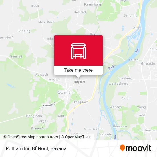 Карта Rott am Inn Bf Nord