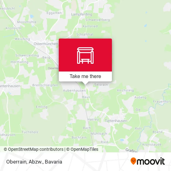 Карта Oberrain, Abzw.