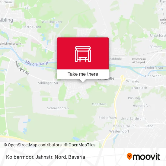 Карта Kolbermoor, Jahnstr. Nord
