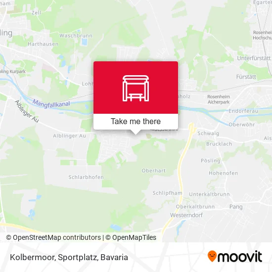 Карта Kolbermoor, Sportplatz