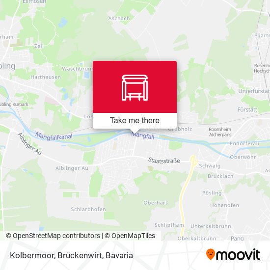 Kolbermoor, Brückenwirt map