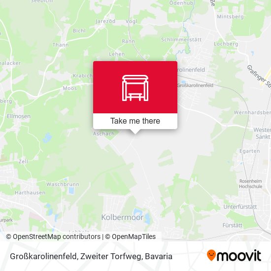 Großkarolinenfeld, Zweiter Torfweg map