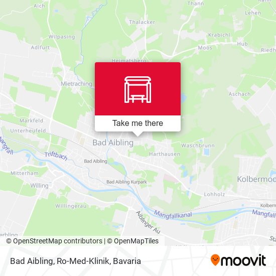 Bad Aibling, Ro-Med-Klinik map